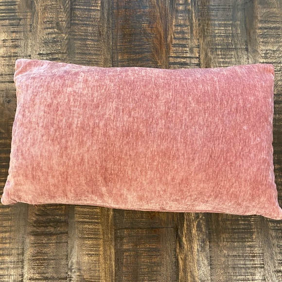 Velvet Pillow Cover with Insert Lilac Purple with Gold Accents - Picture 2 of 7